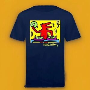 Keith Haring DJ Dog T Shirt Large Unisex